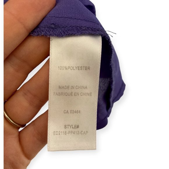 Ricki's Purple Short Sleeve Blouse - Picture 5 of 5